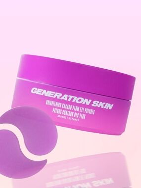 Generation Skin Brightening Kakadu Plum Eye Patches - Vibrant Plum Pink